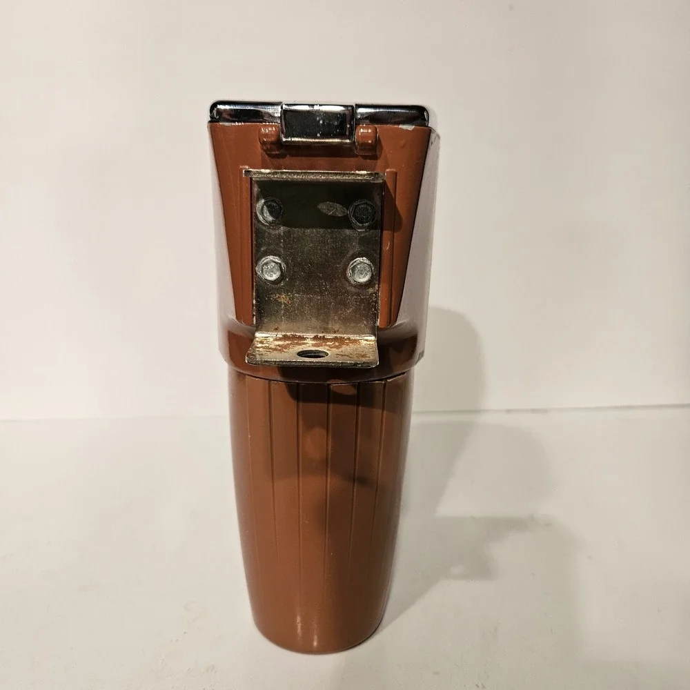 Swing-A-Way Ice Crusher Rare Brown Vintage MCM Wall Mount Manual Hand Crank